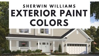 Best Sherwin Williams Exterior Paint Colors [upl. by Natica]