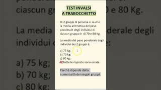 Test INVALSI a trabocchetto matematica  INVALSI quiz [upl. by Shama]