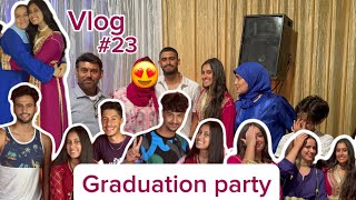 VLOG 23 gratduation PartyNour El Wiam Nainaحفلة التخرج أنا و خويانور الوئام ناينا [upl. by Katrina]