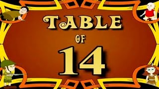 Learn Multiplication Table Of Fourteen  14 x 1  14  14 Times Tables  Fun amp Learn Video for Kids [upl. by Alver859]