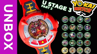 BLAZION SONG MEDAL YoKai Medal U Stage 3 Unboxing part 2  YoKai Watch [upl. by Ailina919]