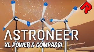 Build Wind Farms amp Never Get Lost  Astroneer Missions Compass amp Power Update [upl. by Joellyn]