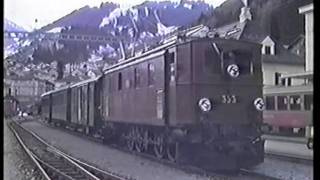 RhB Ge 46 353  Extrazug von Thusis nach Disentis [upl. by Vallo]