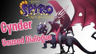 Cynder  Unused Voice Lines  The Legend of Spyro A New Beginning [upl. by Sirraj]