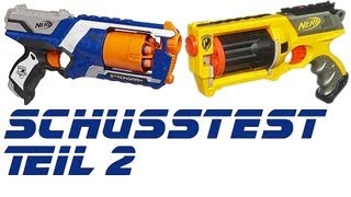 Nerf Schusstest Teil 2  Strongarm  Magicbiber [upl. by Hanna]