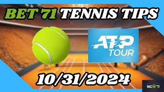 Tennis Picks and Predictions 103124 [upl. by Meurer]