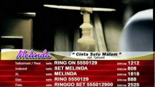 Melinda  Cinta Satu Malam Official Video [upl. by Nonnahs311]