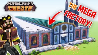 I built 25 CREATE FARMS in one GIANT factory in Minecraft Create Mod [upl. by Niad]