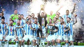 Argentina and Lionel Messi are crowned World Cup champions [upl. by Peppi]