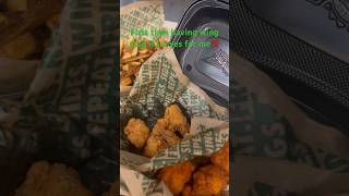 20 piece boneless wings wingstop wings chickenwings fyp reels [upl. by Ameerahs]