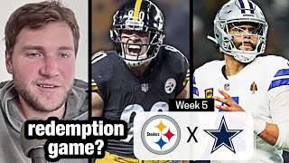 Pittsburgh Steelers x Dallas Cowboys Week 5 Preview [upl. by Enneyehc]