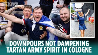 Downpours dont dampen Tartan Army spirits in Cologne [upl. by Amitarp]