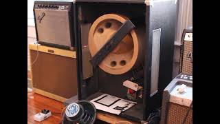 22822 Fender Vibratone Leslie Speaker and Crossover Upgrade AFTER Vid [upl. by Giah]