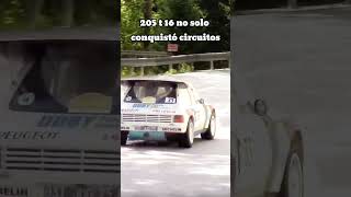 Peugeot 205 t16 automobile rally sound autos rallycar video shorts motor truck sports [upl. by Noryt]