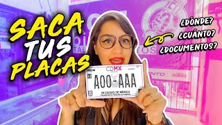 📖 GUÍA definitiva para SACAR tus placas en CDMX 🛵  T7E11 [upl. by Ainoek]