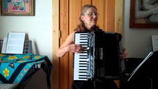 Caitlin Triall by Turlough OCarolan  played by accordiona [upl. by Pascal]