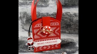 3 Seasonal Sunday cute Gift Bag with Cookie Cutter Christmas shrink charm [upl. by Odrarej866]