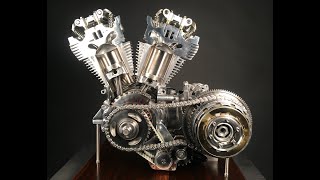 quotHarley Davidson VTwin 88 Kinetic Cutaway Enginequot by Greg Stirling [upl. by Ahsyt]