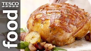 How to Cook a Crown of Turkey  Tesco Food [upl. by Eve]