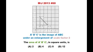 CSECMathsP1s19  Area w Enlargement of Scale Factor 2 [upl. by Leverick782]