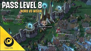 VIKING RISE WAR KVK PASS LEVEL 8  VIKING RISE [upl. by Hephzipa]