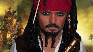 Jack Sparrow  Pirates of the Caribbean  Makeup Tutorial [upl. by Guenevere929]