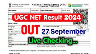 Ugc Net Result 2024 Live  Ugc Net Result 2024 Kaise Dekhe  Ugc Net Result 2024 [upl. by Nylloc]