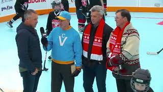 Scotiabank Hockey Day in Canada Bruce Geoff amp Russ Courtnall [upl. by Dulcia]