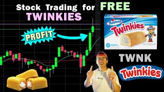 Stock Market Day Trading for FREE Twinkies and Zingers TWNK Schwab StreetSmart Edge [upl. by Eanehs]