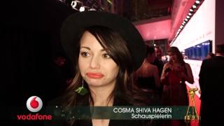 Cosma Shiva Hagen im Interview – GOLDENE KAMERA 2015 [upl. by Udelle]