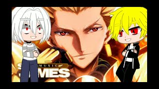 Personagens de Fate e Toaru  Afrodite reagindo ao rap do Gilgamesh st james [upl. by Gillett601]