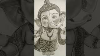 Ganpati Bappa morya 🥰🙏drawingshort [upl. by Evvy]