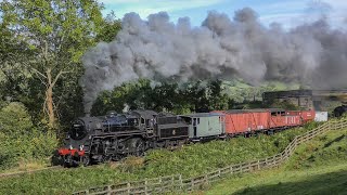 Steam Powered Goods Trains  Featuring 42 Locomotives [upl. by Noskcaj603]