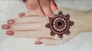 Baridal Gol Tiki DesignWedding Dulhan special mehndi designMehndi ka Design [upl. by Nemzzaj452]