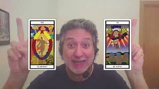 APRENDE TAROT Combinación El Mundo y El Juicio [upl. by Adala]