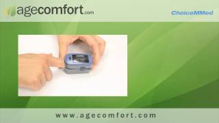 Finger Pulse Oximeter MD300C2 Demonstration [upl. by Stormi]