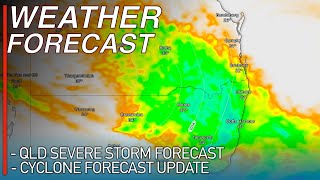 Strong Severe Thunderstorms Forecast to Lash Queensland and New South Wales from Tomorrow Afternoon [upl. by Squier]