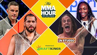 The MMA Hour Jorge Masvidal Matt Riddle in studio Claressa Shields Dave Feldman  Feb 28 2024 [upl. by Burn]