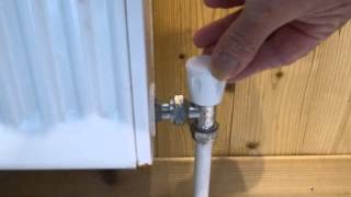 How to turn different radiator valves off [upl. by Berlauda]