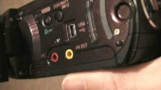 Part 3 Canon FS100 Where to Find Ports and Settings [upl. by Edita784]