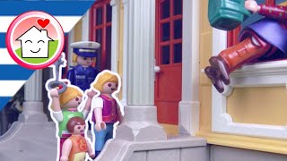 Playmobil ταινία Απόπειρα διάρρηξης στην κίτρινα βίλα  οικογένεια Οικονόμου [upl. by Nalepka]