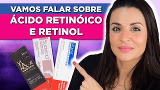 ÁCIDO RETINÓICO RETINOL para MANCHAS e MELASMA  Como usar Qual Usar [upl. by Iona]