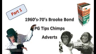 1960s70s PG Tips Chimp Brooke Bond Tea Advert Compilation [upl. by Aloek30]