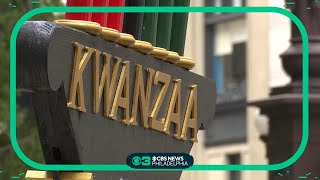 First Kwanzaa candle lit at Philadelphia City Hall [upl. by Asiel763]