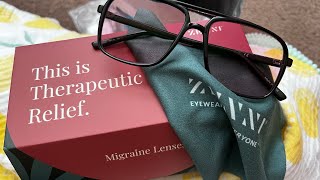 Zenni review on migraine Lens and Night Vision Lens [upl. by Trinetta]