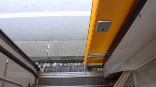 Opening the door of a CFL 2000 train from the inside CFL 2010  Railroad Station EschsurAlzette [upl. by Stalk]