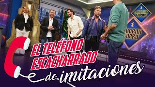 CARLOS LATRE  David Bisbal se autoimita en el teléfono escacharrado de imitaciones  El Hormiguero [upl. by Fawn]