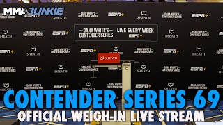 Dana Whites Contender Series 69 Official Weighin Live Stream [upl. by Jacy151]