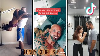 Funny Couples Moments on TikTok  TRY NOT TO LAUGH [upl. by Erialc]