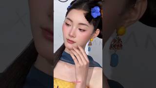 Korean hair pin hairstyle 🌈trending hairjewelry hairstyle douyin short viralshort [upl. by Pelmas]